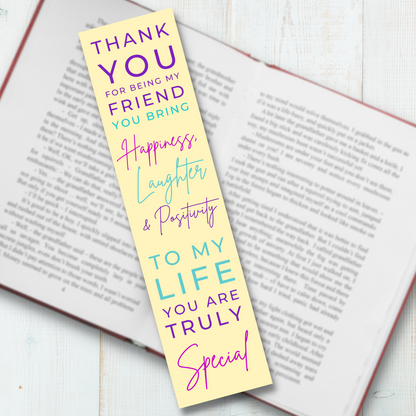 Friendship Bookmark - You Are Truly Special