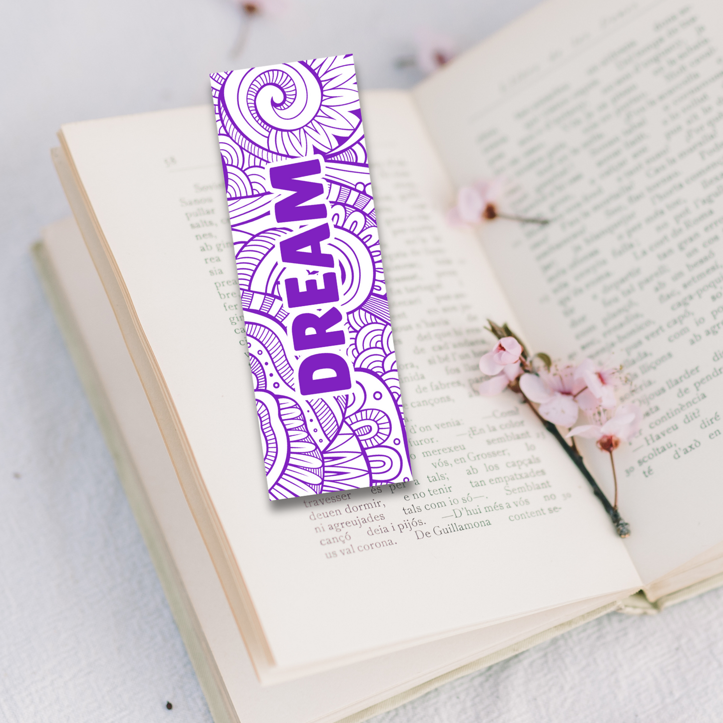 Wellbeing Bookmark - ‘Dream’