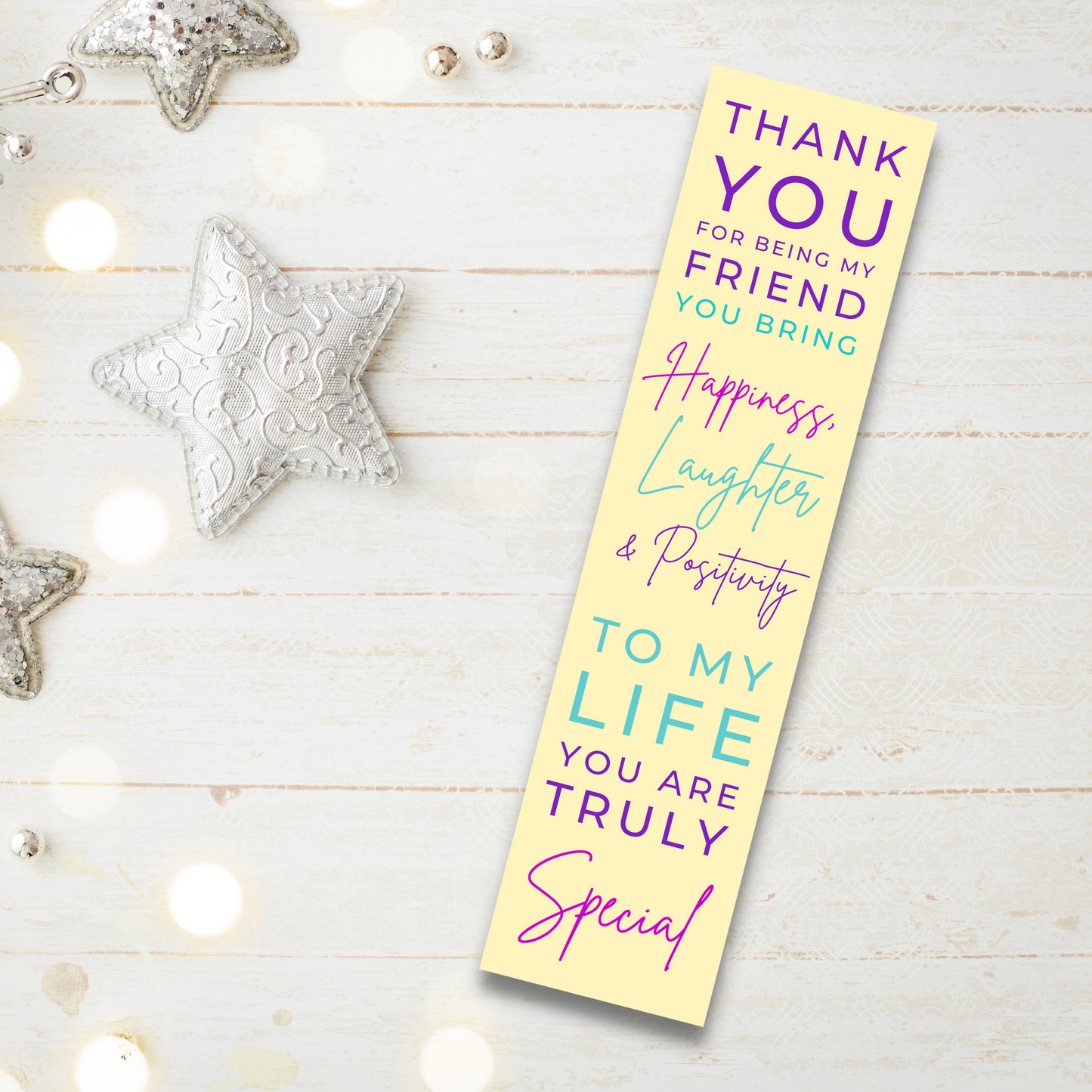 Friendship Bookmark - You Are Truly Special