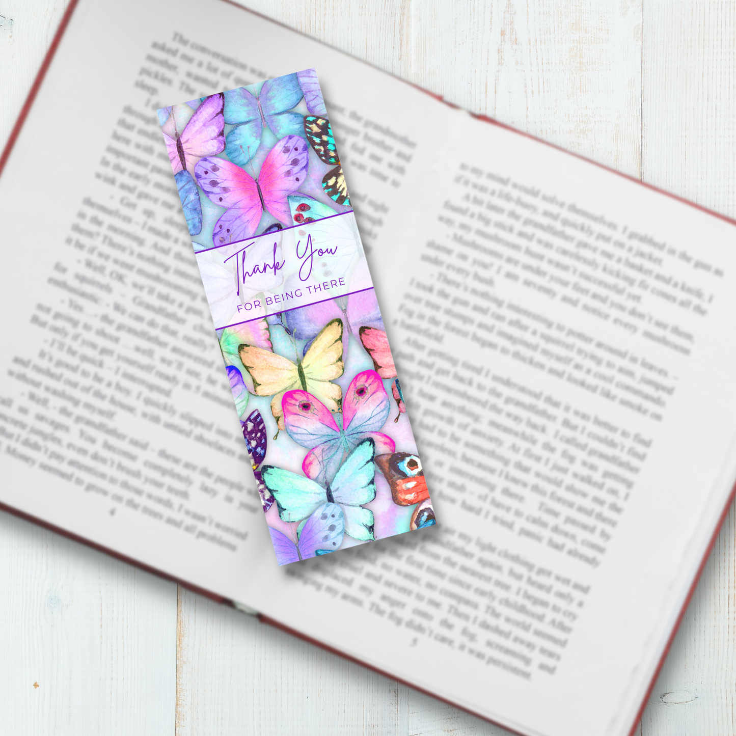 Thank You For Being There Bookmark