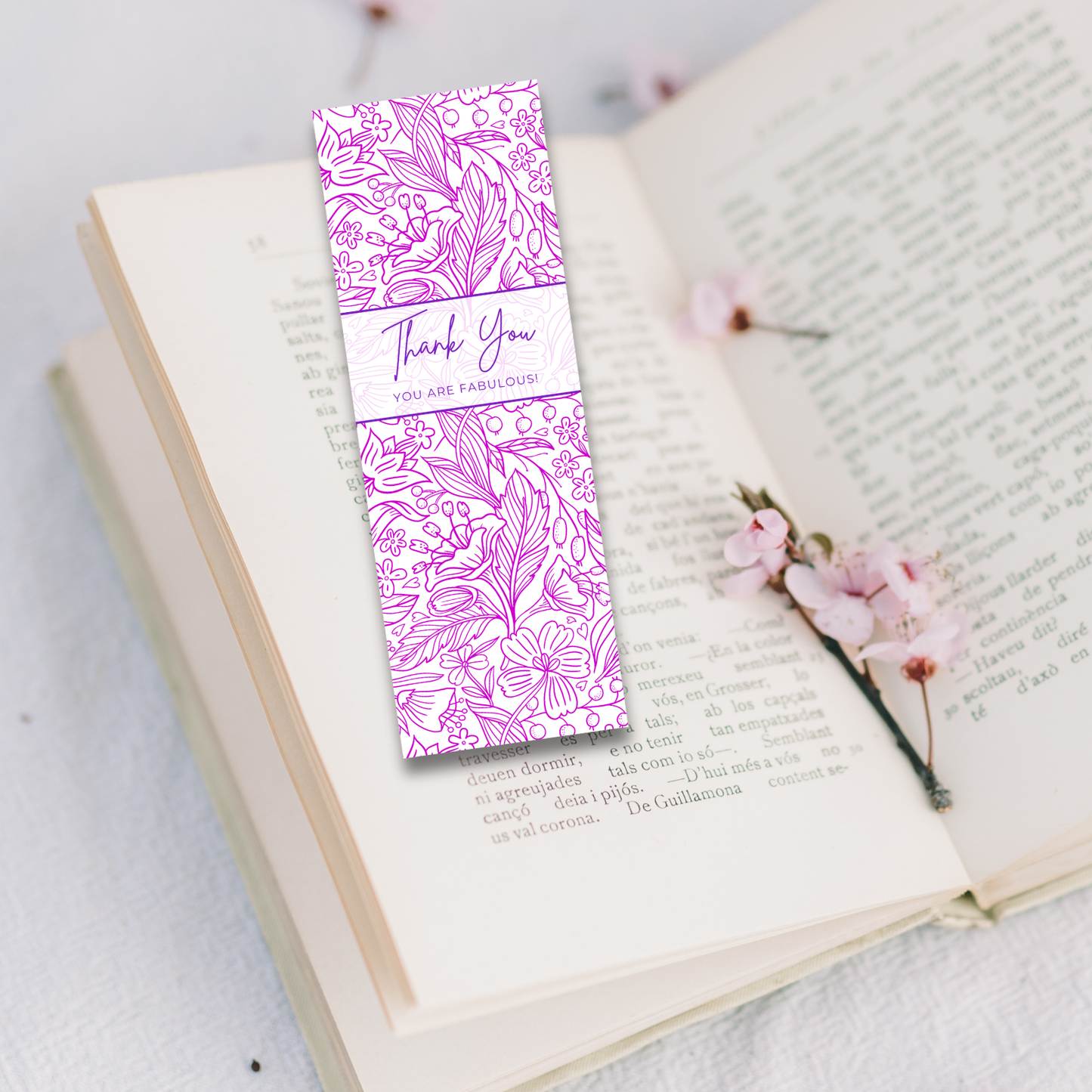 Thank You, You Are Fabulous Bookmark