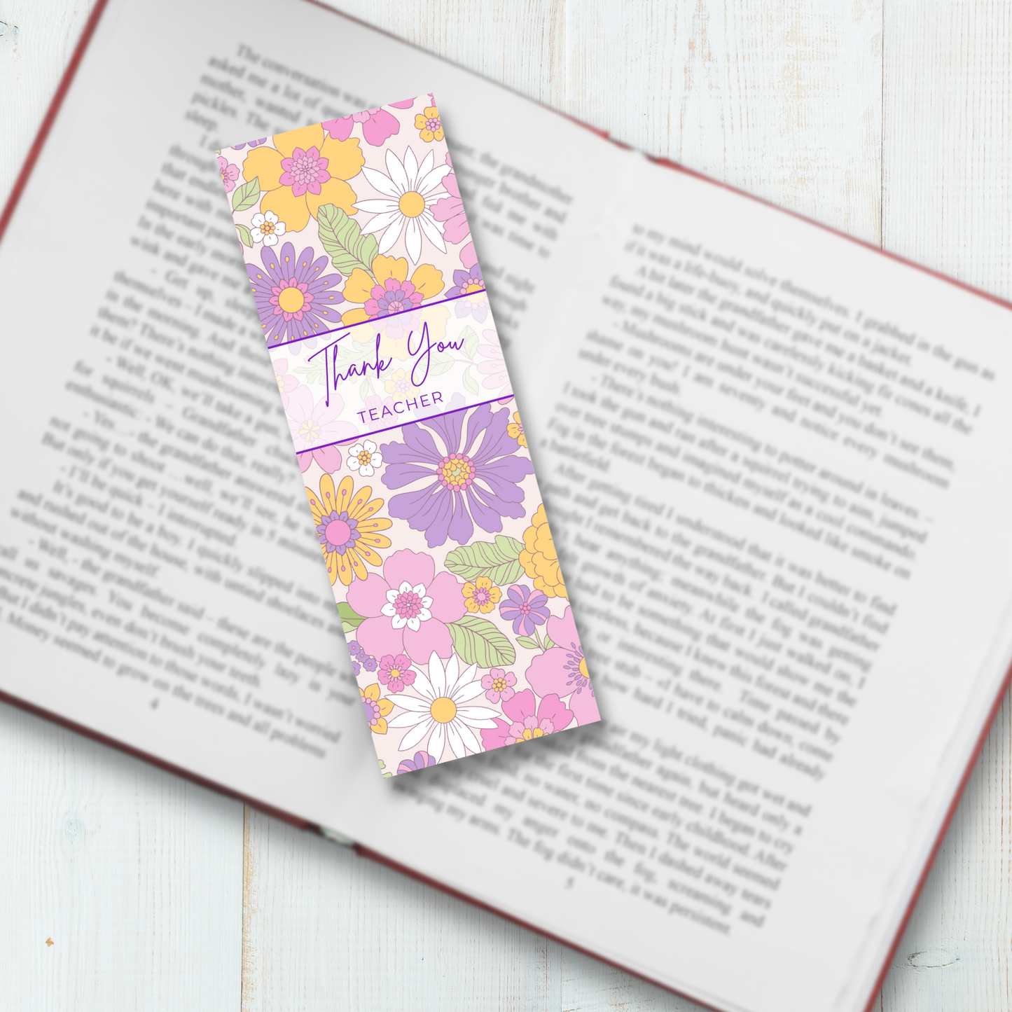 Thank You Teacher Bookmark