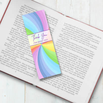 Thank You For Being You Bookmark