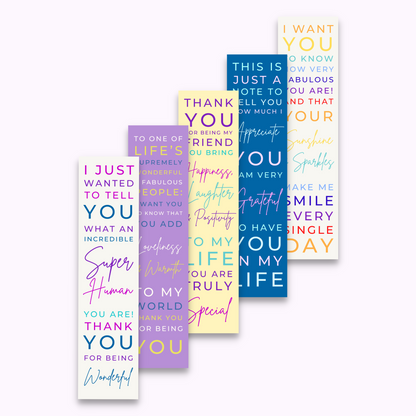 Friendship Bookmarks Bundle - Set of 5