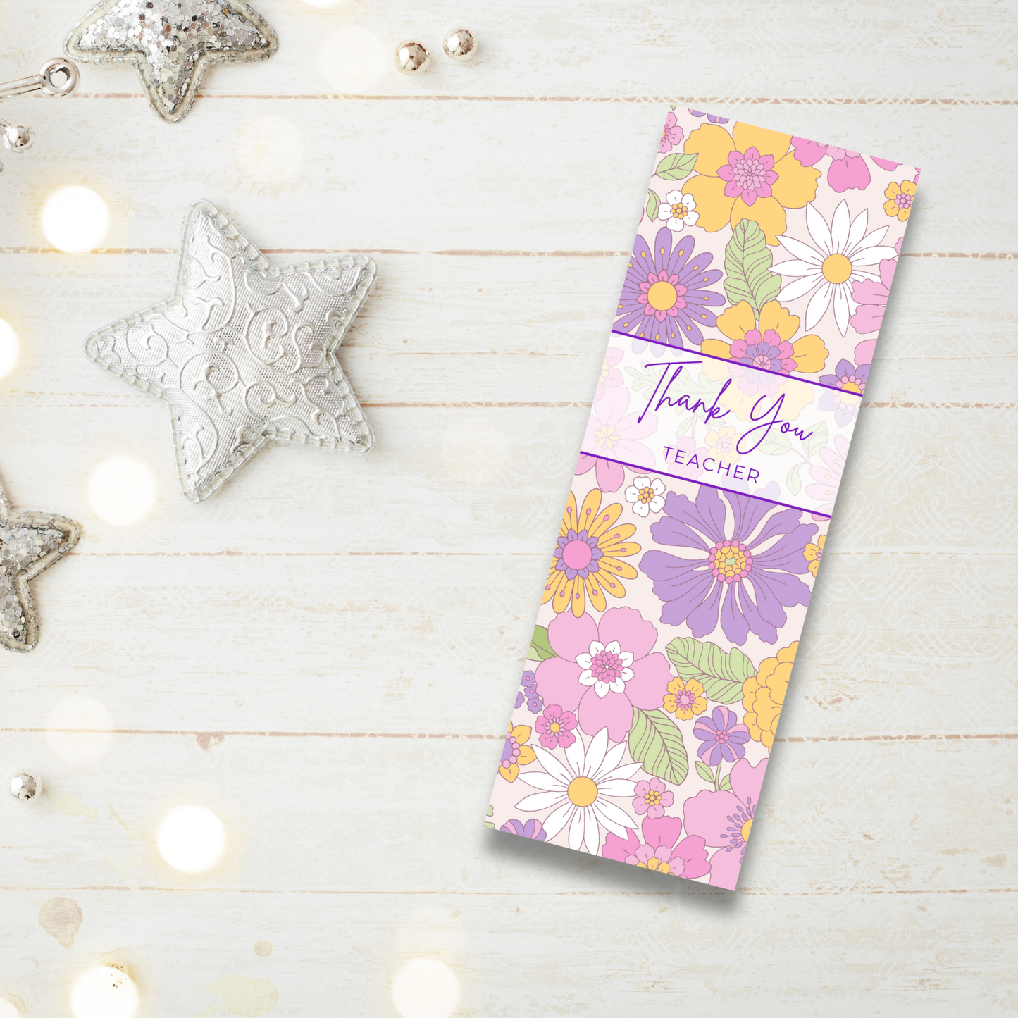 Thank You Teacher Bookmark