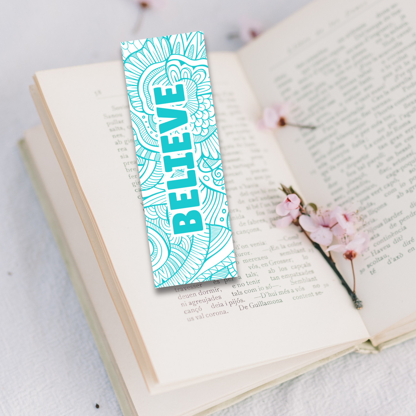 Wellbeing Bookmark - ‘Believe’