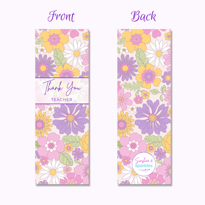 Thank You Teacher Bookmark