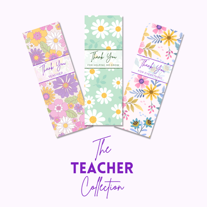 Thank You Teacher Bookmarks Bundle - Set of 3