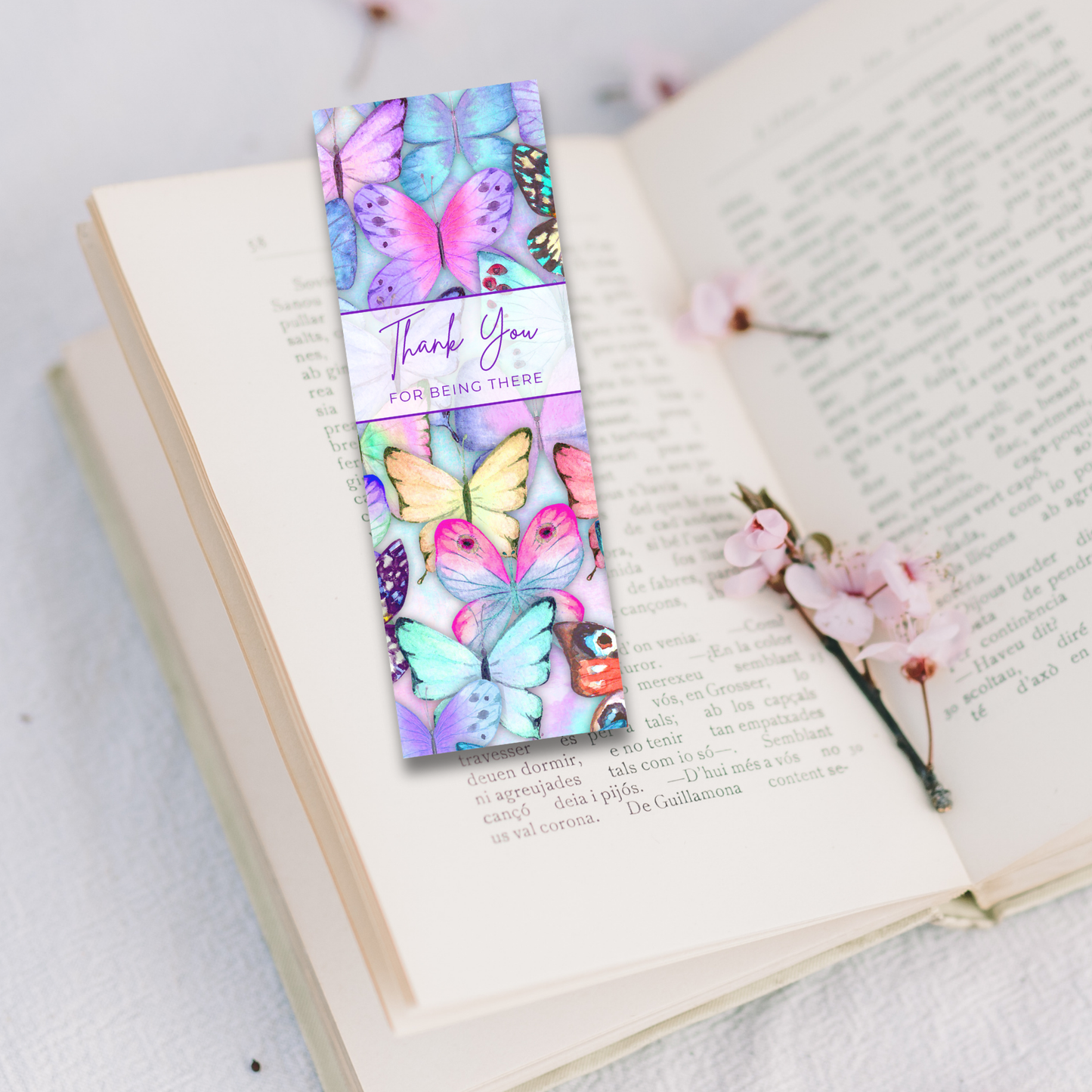 Thank You For Being There Bookmark