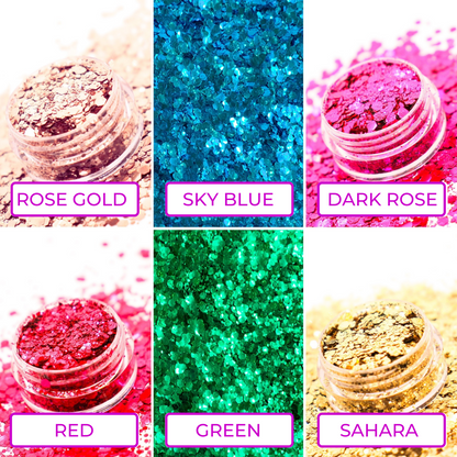 Single Colour Mixes Wholesale Biodegradable Glitter Bundle (72 units)