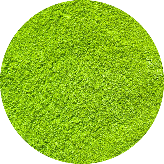 Lime Green Coloured Mica