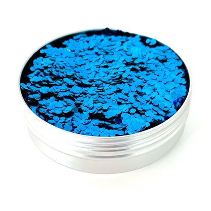 Ocean Blue Extra Chunky Biodegradable Glitter