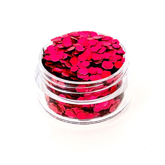 Red Extra Chunky Biodegradable Glitter