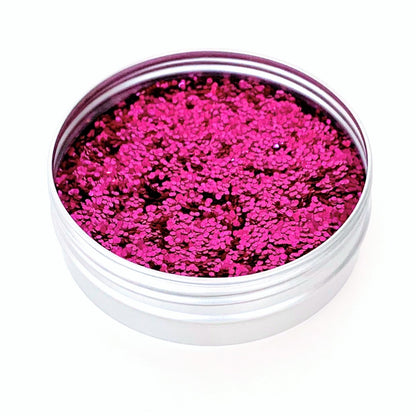 Dark Rose Chunky Biodegradable Glitter