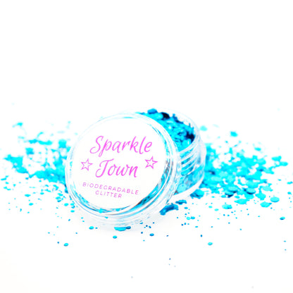 Sky Blue Mix Biodegradable Glitter