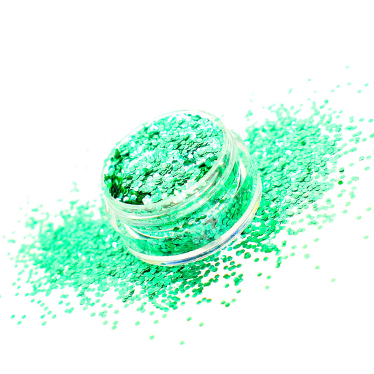 Green Chunky Biodegradable Glitter