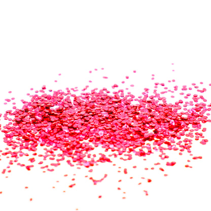 Red Chunky Biodegradable Glitter