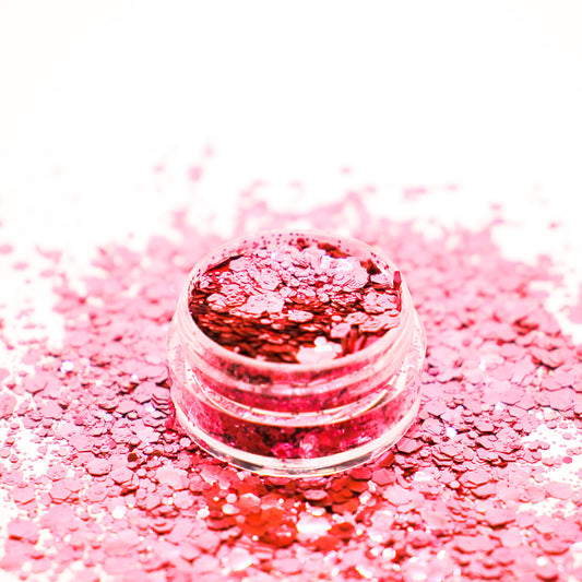 Rose Pink Mix Biodegradable Glitter