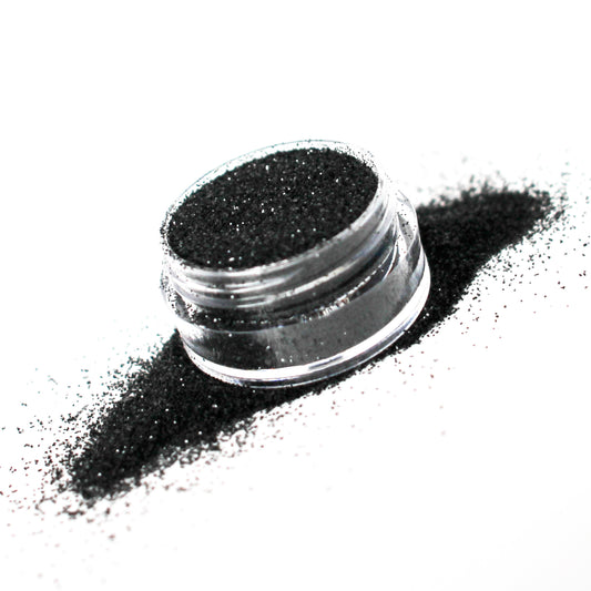 Black Ultrafine Biodegradable Glitter