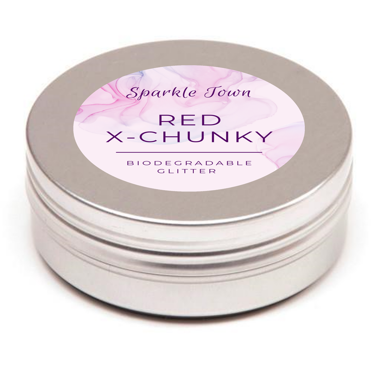 Red Extra Chunky Biodegradable Glitter