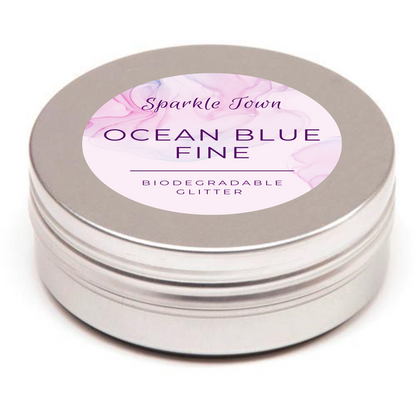 Ocean Blue Fine Biodegradable Glitter