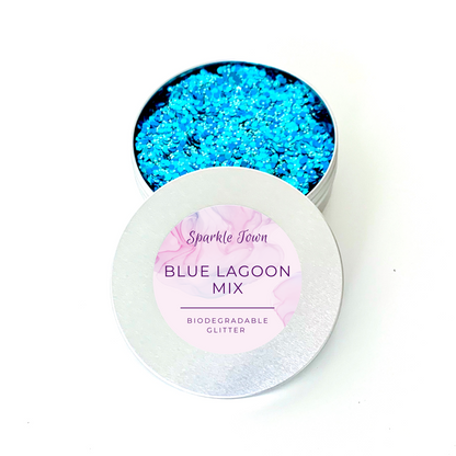Blue Lagoon Mix Biodegradable Glitter
