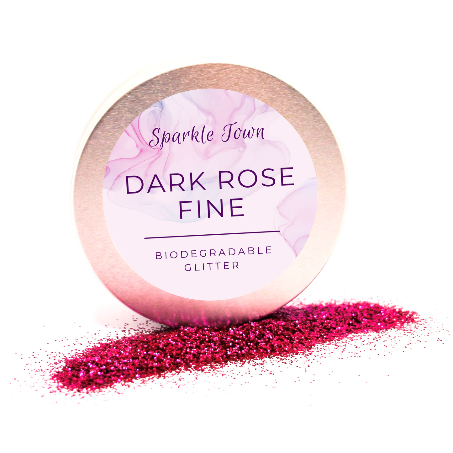 Dark Rose Fine Biodegradable Glitter