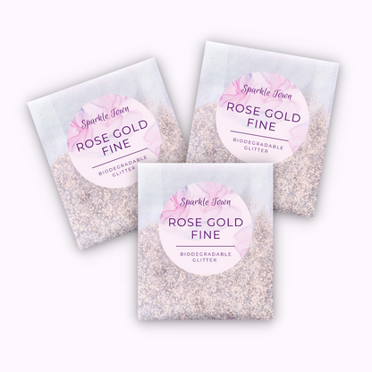Rose Gold Fine Biodegradable Glitter