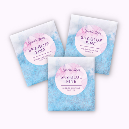 Sky Blue Fine Biodegradable Glitter