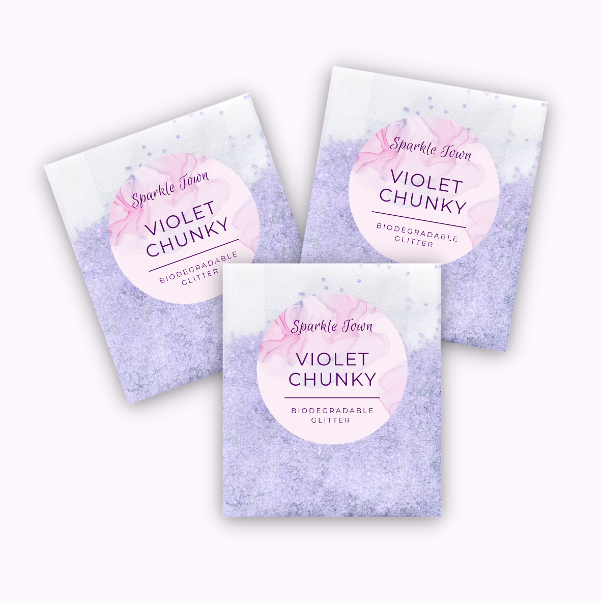 Violet Chunky Biodegradable Glitter